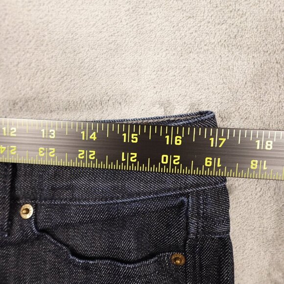 Express Jeans EVA Fit & Flare - Women's Size 10R - Dark Indigo Blue Denim - Picture 6 of 12